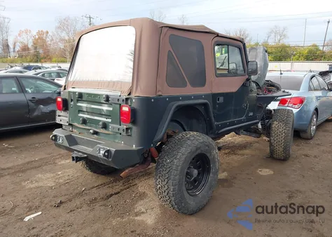 1998 Jeep Wrangler Se из США, поврежденный, VIN 1J4FY29P7WP716967